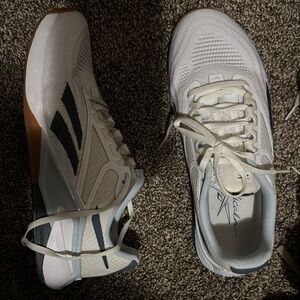 Reebok White and Black Training Sneakers